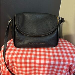 Marc Jacobs Black Leather Crossbody Bag